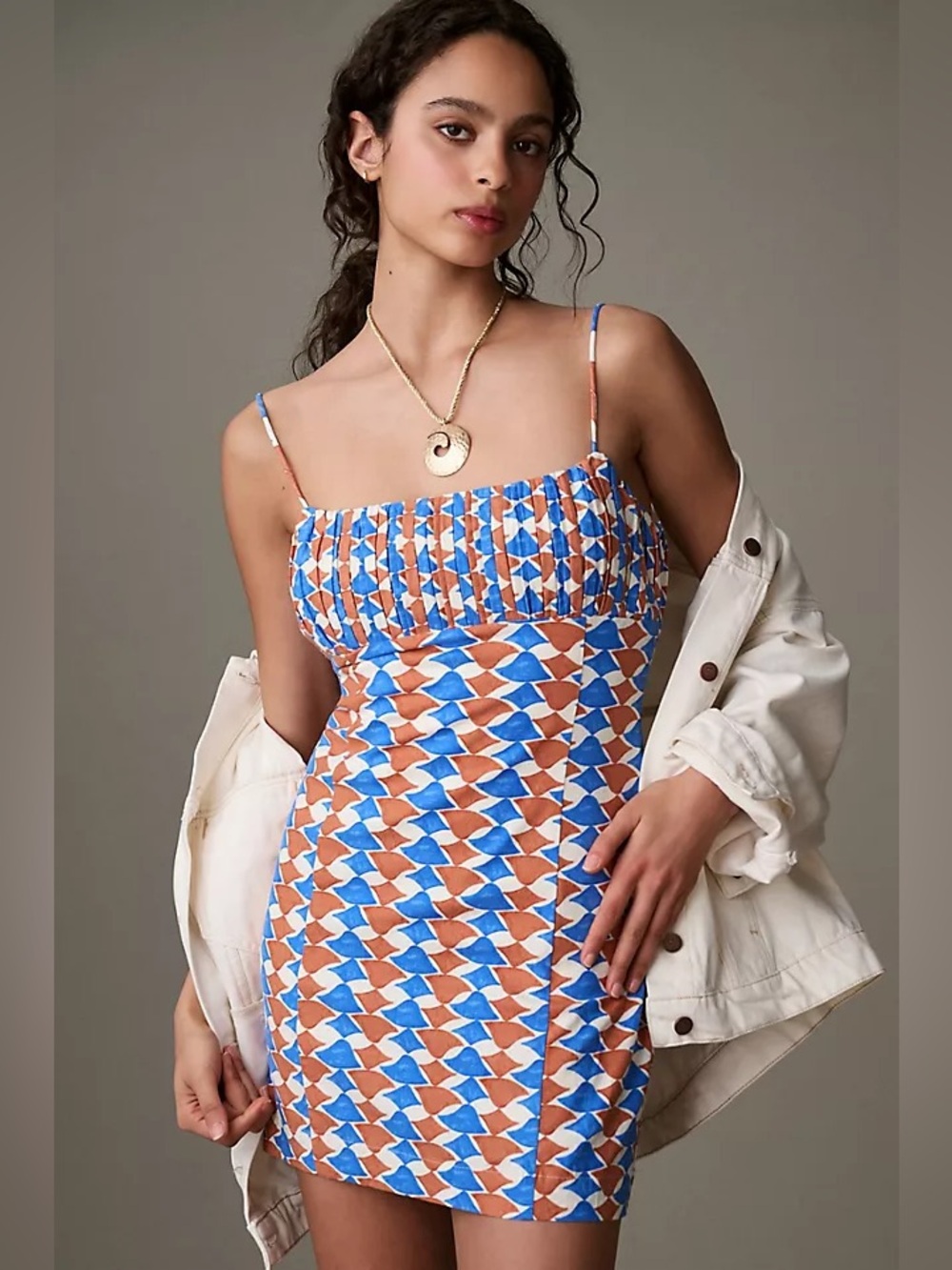 Maeve The Ophelia Sleeveless Linen Slim Mini Dress- NWT